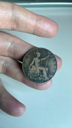 Groot brittanie penny 1909, Postzegels en Munten, Ophalen of Verzenden, Overige landen