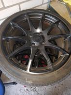 sport velgen  17inch 4x108 zgan banden, Ophalen, 17 inch, Zomerbanden, Gebruikt