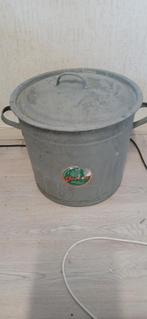 Nette zinken tijl deksel onder rooster, Ophalen, Glas of Kopje