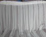 2 Helderwitte vitrage van 170 cm hoog en elk 100 cm breed, 50 tot 100 cm, 150 tot 200 cm, Ophalen of Verzenden, Wit