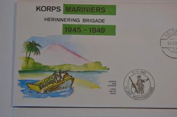 Korps Mariniers Herinnering Brigade Enveloppe 2x beschikbaar voor biedingen