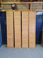 louvre deuren vuren hout, Doe-het-zelf en Verbouw, Deuren en Horren, Ophalen, 80 tot 100 cm, Binnendeur, Zo goed als nieuw