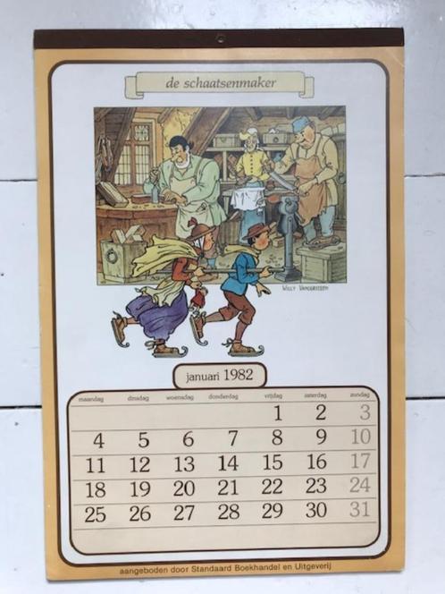 Vandersteen  Ambachten kalender 1982 Lannoo, Boeken, Stripboeken, Nieuw, Eén stripboek, Ophalen of Verzenden