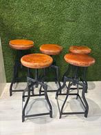 Industriele Barkrukken 5 stks, Huis en Inrichting, 5 krukken of meer, Ophalen, Zo goed als nieuw, 60 tot 90 cm