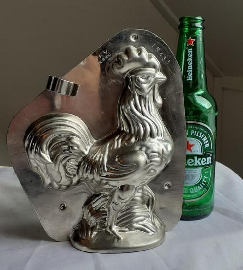 Oude chocoladevorm: hele GROTE HAAN (prachtig gedetailleerd), Antiek en Kunst, Curiosa en Brocante, Ophalen of Verzenden