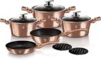 Pannenset van Berlinger Haus Rosegoud, Huis en Inrichting, Keuken | Potten en Pannen, Nieuw, Pannenset, Ophalen of Verzenden, Rvs