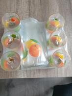 6 glazen en bokaal nieuw, Huis en Inrichting, Keuken | Servies, Ophalen, Glas of Glazen, Nieuw, Glas