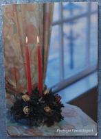 Kerstkaart, kerststukje, Rob Chrispijn [5535]  [VeAnAn], Ophalen of Verzenden, 1980 tot heden, Ongelopen, Feest(dag)