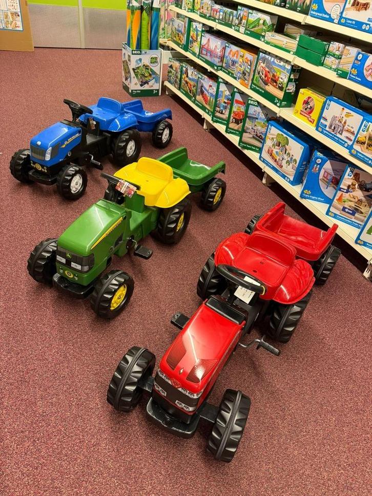 Rolly Toys traptrekker met aanhanger (nieuw), Kinderen en Baby's, Speelgoed | Buiten | Voertuigen en Loopfietsen, Nieuw, Trapvoertuig