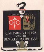 1957 Ex Libris Nederland : Jeanne Bieruma Oosting, 1929, Antiek en Kunst, Kunst | Etsen en Gravures, Verzenden