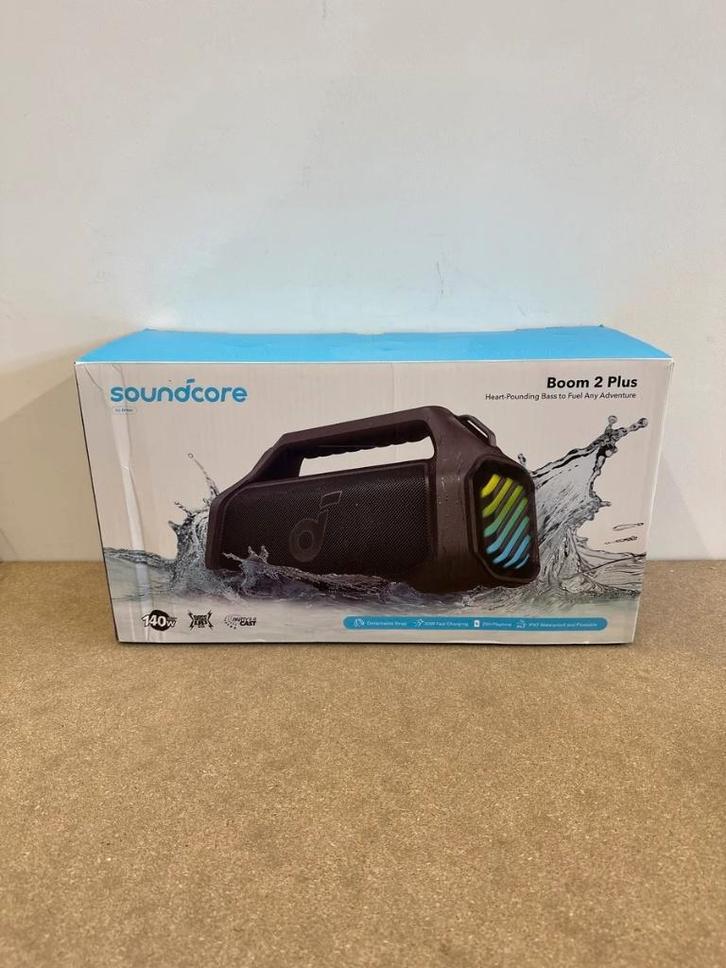 NEW soundcore Anker Boom 2 Plus Buitenluidspreker, bluetooth, Audio, Tv en Foto, Luidsprekers, Nieuw, Overige typen, 120 watt of meer
