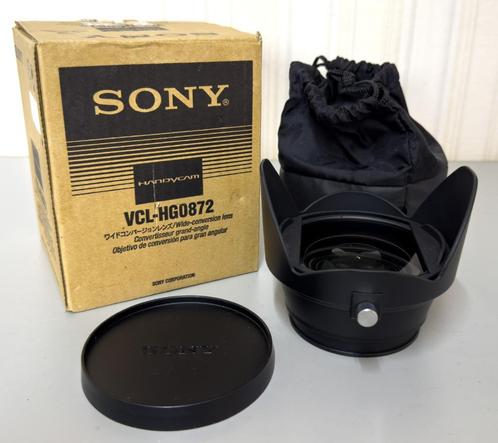 Sony VCL-HG0872 Groothoek voorzetlens 0.8x, Audio, Tv en Foto, Professionele Audio-, Tv- en Video-apparatuur, Zo goed als nieuw