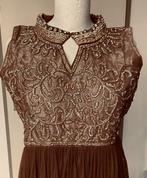 Cacao-bruine Gala-jurk, Maat 38/40 (M), Galajurk, Bruin, Nieuw