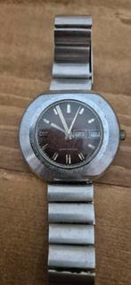 Vintage Timex Automaat Horloge, Overige merken, Staal, Gebruikt, Staal