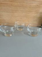Vintage Dessert Schaaltjes - Set van 3, Huis en Inrichting, Keuken | Servies, Gebruikt, Ophalen of Verzenden, Overige stijlen