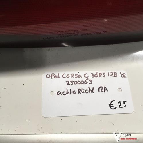 Opel Corsa C 1.2B 3 drs 2002 Wagennr 2500063   Achterlicht R, Auto-onderdelen, Verlichting, Gebruikt, Ophalen of Verzenden