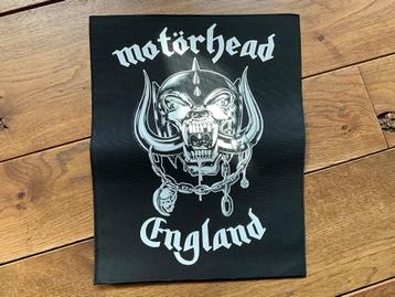 Backpatch van Motörhead England Zwart beschikbaar voor biedingen