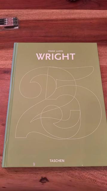 Frank Lloyd Wright boek (175 pagina's)
