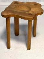 ERA Herbst kruk eikenhout vintage jaren 90 stool krukje, Ophalen of Verzenden, Gebruikt, Hout