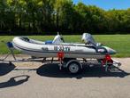 Nimarine MX390AL rubberboot Honda 15pk+stuurconsole+trailer, Watersport en Boten, Rubberboten, Aluminium, Gebruikt, Benzine, Minder dan 70 pk
