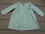 K224 Groen/wit jurkje H&M maat 68, Kinderen en Baby's, Babykleding | Maat 68, Meisje, Jurkje of Rokje, H&M, Ophalen of Verzenden