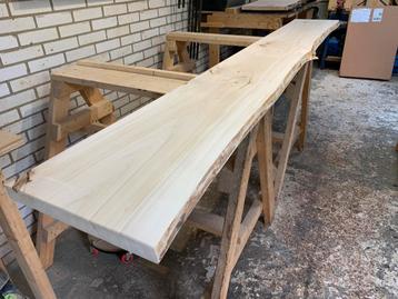 Boomstam wandplank - 210x30cm beschikbaar voor biedingen