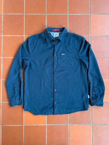 Tommy Jeans Donker Blauw Overhemd Maat L beschikbaar voor biedingen