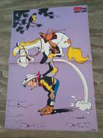 Poster van vroeger: Lucky Luke, Verzamelen, Stripfiguren, Ophalen of Verzenden, Overige figuren, Zo goed als nieuw, Plaatje, Poster of Sticker