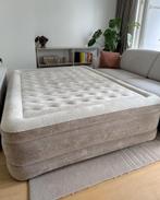 Intex Queen Ultra Plush inflatable bed in beige, Ophalen, Ingebouwde pomp, Zo goed als nieuw, 2-persoons