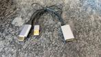 PREMIUM HDMI naar DISPLAYPORT ADAPTER ACTIEF USB VOEDING, Ophalen of Verzenden, Zo goed als nieuw