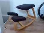Ergonomische kruk, Huis en Inrichting, Ophalen, Zwart, Zo goed als nieuw, Bureaukruk