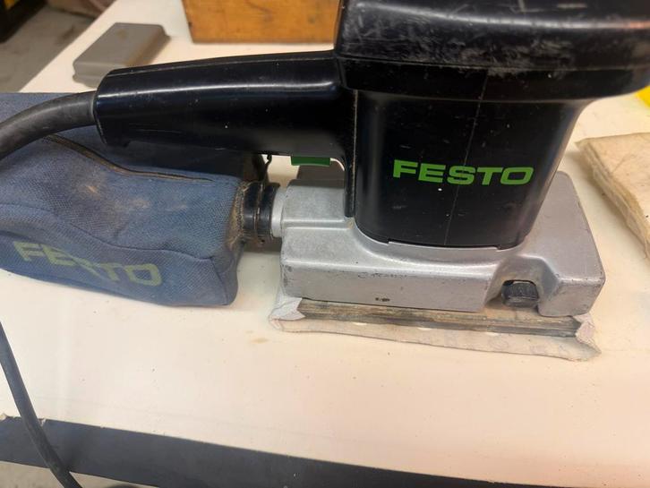 Festo Vlakschuurmachine - Aangeboden, Doe-het-zelf en Verbouw, Gereedschap | Schuurmachines, Gebruikt, Vlakschuurmachine, Minder dan 600 watt