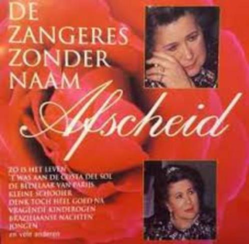 De Zangeres Zonder Naam - Afscheid Originele CD., Cd's en Dvd's, Cd's | Nederlandstalig, Nieuw in verpakking, Levenslied of Smartlap
