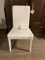 6 Witte eetkamerstoel met hoes ikea (incl 2 nieuwe hoezen), Huis en Inrichting, Ophalen, Gebruikt, Wit, Vijf, Zes of meer stoelen