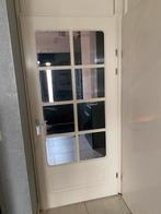 Opdekdeur rechts draaiend, Ophalen, Gebruikt, Binnendeur, Glas