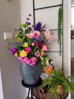 Prachtige zijden bloemen boeket nieuw, Ophalen of Verzenden, Nieuw