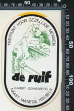Sticker: De Ruif - Schaesberg, Ophalen of Verzenden, Zo goed als nieuw, Bedrijf of Vereniging