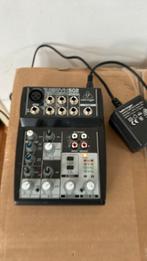 Behringer Xenyx 502, Muziek en Instrumenten, Mengpanelen, Ophalen of Verzenden, Zo goed als nieuw