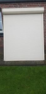 Rolluik elektrisch afm 1465mm x 1840mm licht beige, Doe-het-zelf en Verbouw, Rolluiken, Ophalen, Zo goed als nieuw, 150 tot 200 cm