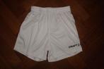 Craft sport short korte broek, spier wit, maat 134/140, Sport- of Zwemkleding, Ophalen of Verzenden, Zo goed als nieuw, Jongen