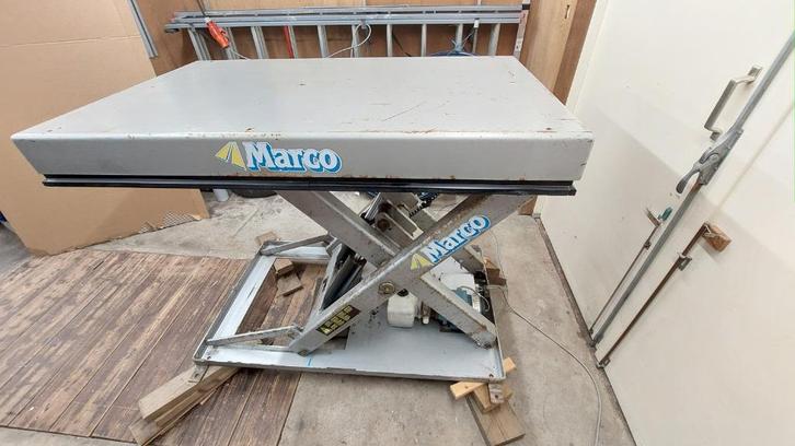 Heftafel industrieel 2000kg / Hydraulische schaartafel, Doe-het-zelf en Verbouw, Werkbanken, Gebruikt, Ophalen