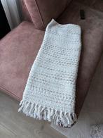 Plaid beige/ bruin, Huis en Inrichting, Woonaccessoires | Plaids en Woondekens, Ophalen, Zo goed als nieuw