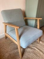 Ikea EKENÄSET  Fauteuil - lichtblauw/groen, Huis en Inrichting, Fauteuils, Ophalen, 75 tot 100 cm, Zo goed als nieuw, 50 tot 75 cm