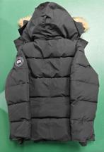 Canada Goose Zwarte Jas met Grijs Logo, Ophalen of Verzenden, Zo goed als nieuw, Maat 38/40 (M), Zwart