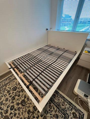 MALM Bedframe + LONSET Lattenbodem 140x200 - afbeelding 1