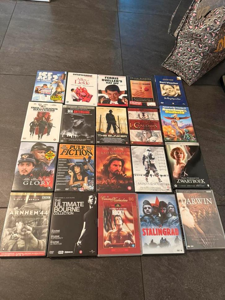 Tas met DVD’s, Cd's en Dvd's, Dvd's | Filmhuis, Zo goed als nieuw, Overige gebieden, Alle leeftijden, Ophalen of Verzenden
