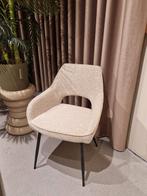 UIT VOORRAAD! eetkamerstoel Florence 4-poot naturel (op=op), Huis en Inrichting, Stoelen, Ophalen, Overige kleuren, Nieuw, Stof