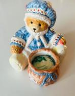 Kerst Cherished Teddies  Priscilla Hillman met een kaars, Ophalen of Verzenden, Zo goed als nieuw