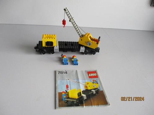LEGO Gele 7814 KRAANWAGON 12v in perfecte staat!!!, Kinderen en Baby's, Speelgoed | Duplo en Lego, Gebruikt, Lego, Complete set