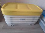 5x bak voor onder het bed, Doe-het-zelf en Verbouw, Kratten en Dozen, Ophalen of Verzenden, Zo goed als nieuw, 75 tot 100 cm, Minder dan 35 cm